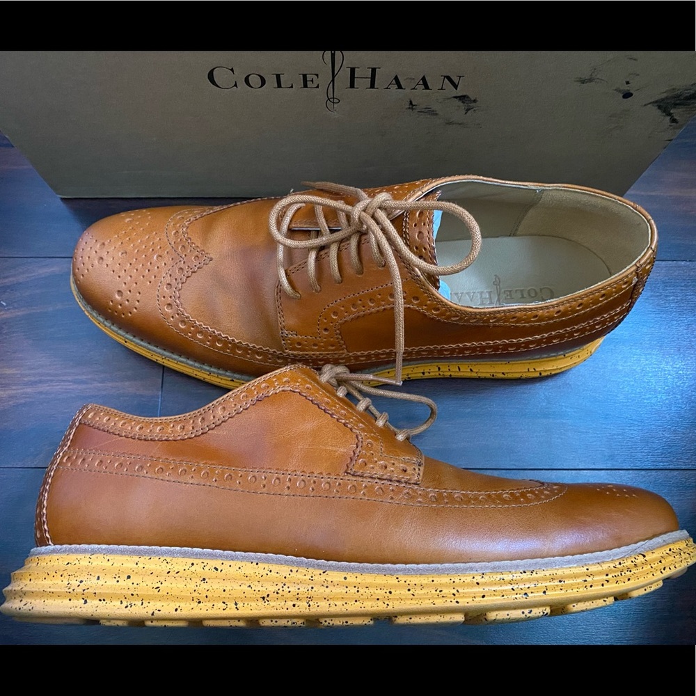 Cole Haan Lunargrand long wing shoes 9.5